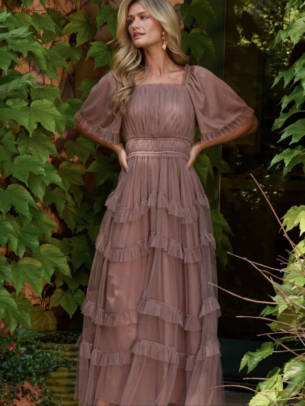 Baltic Born Magdalena Tulle Maxi Dress